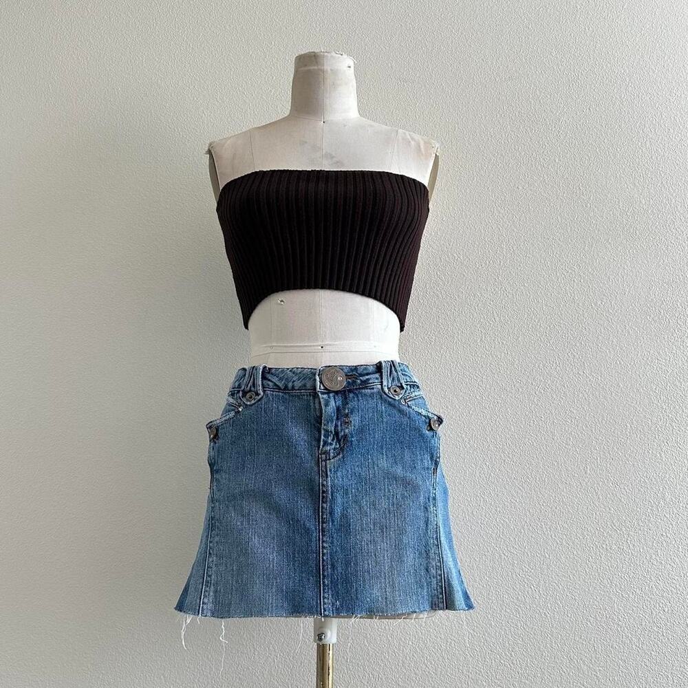 handmade brown knit bandeau